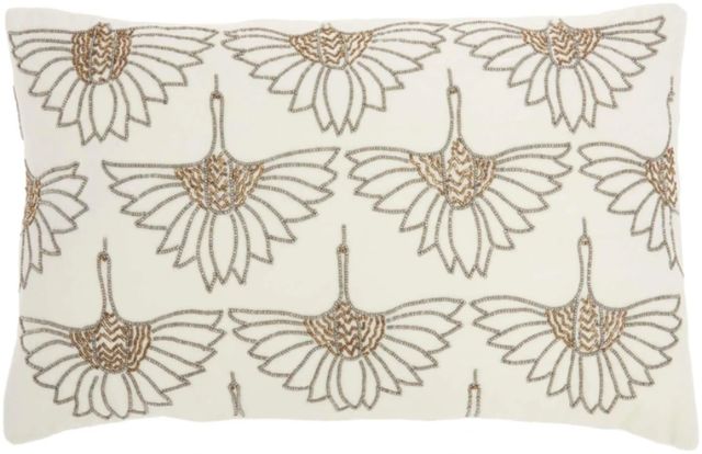 Nourison Home™ Sofia Ivory 12" Throw Pillow-0