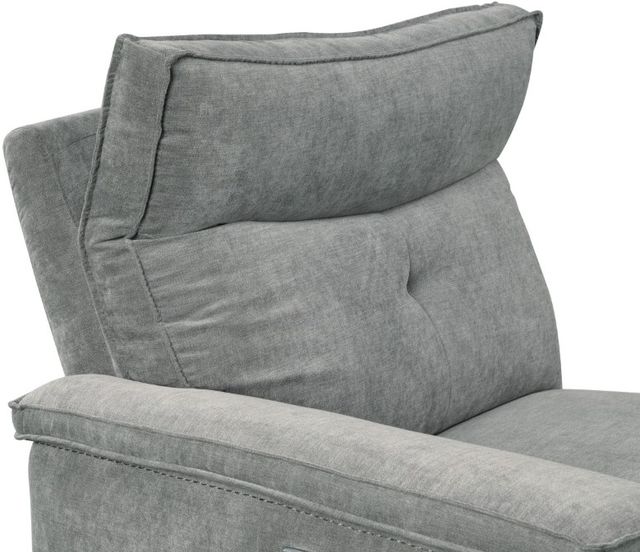 Homelegance® Tesoro Dark Gray Double Power Reclining Loveseat with Center Console and Power Headrests-3