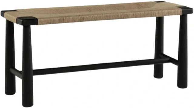 Acerman Bench - Black/Natural Acerman Bench - Black/Natural