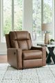 Benchcraft® Mackmenville Caramel Manual Zero Wall Recliner-2