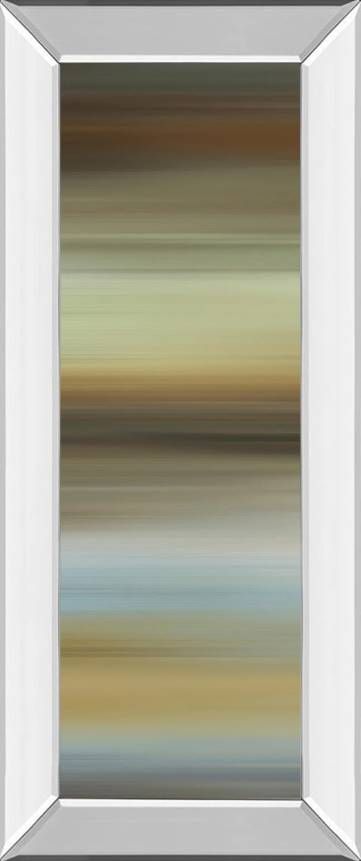 Classy Art Abstract Horizon I by James Mcmaster Mirrored Frame Wall Art-0