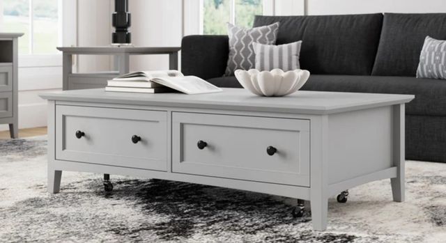 Modus Furniture Grace Elephant Gray Coffee Table-1