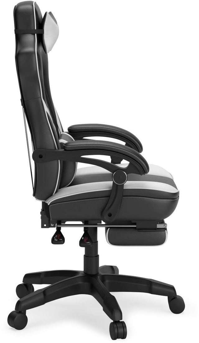 Signature Design by Ashley® Lynxtyn Black/White Office Swivel Desk Chair-4