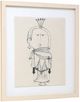 Stylecraft Blue Sketch with Crown Wall Art-0