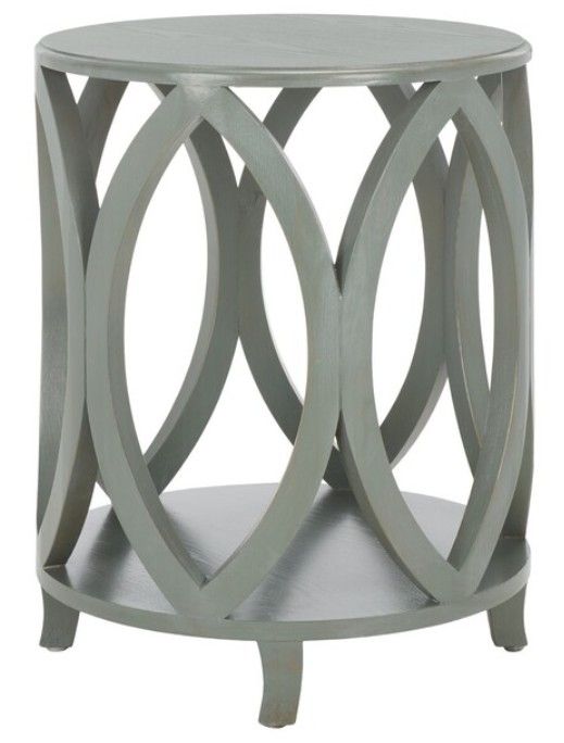 Safavieh Janika Ash Gray Accent Table-0