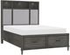 Homelegance® Wittenberry 3-Piece Gray/Pebble Gray King Storage Bedroom Set-2