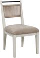 Bernards Trilogy Camel/Vanilla Rope Back Side Chair-0