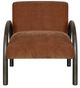 Armen Living Rae Brown/Midnight Dark Brown Accent Chair-1