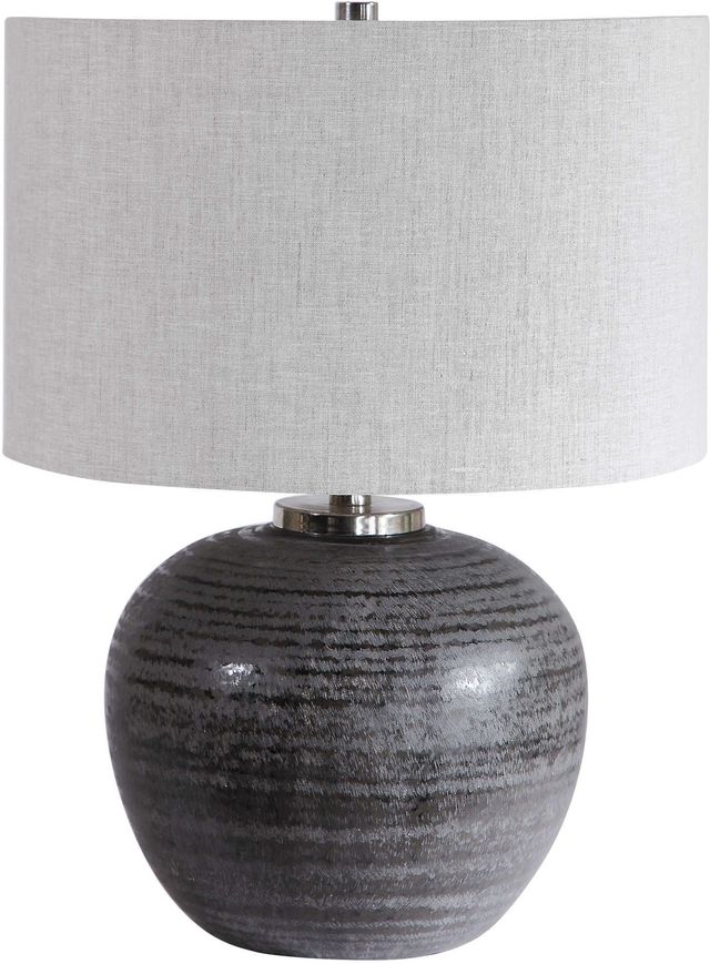 Uttermost® Mikkel Charcoal Table Lamp-3
