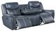 Coaster® Sloane 2-Piece Blue Upholstered Manual Reclining Living Room Set-3