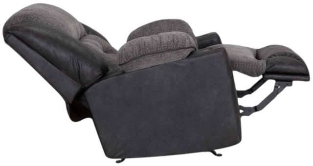 Franklin™ Grant Silverton Charcoal Fabric Manual Rocker Recliner-4