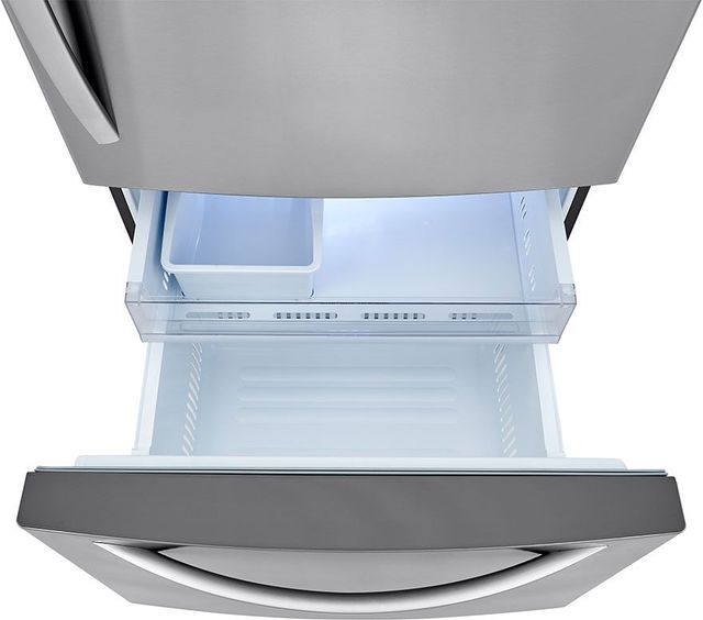 LG 33 in. 25.5 Cu. Ft. PrintProof™ Stainless Steel Bottom Freezer Refrigerator-6