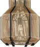 Currey & Company Mali Natural/Satin Black Pendant Lighting-1