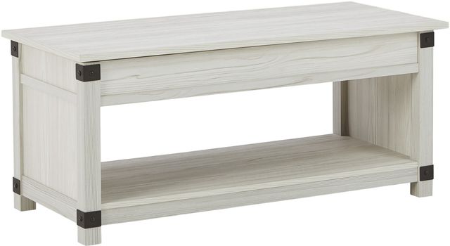 Signature Design by Ashley® Bayflynn 3 Piece Whitewash Living Room Table Set-1