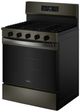 Whirlpool® 30" Black Stainless Steel Freestanding Gas Range with Air Cooking Technology-5