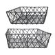 A & B Home 2-Piece Grey Tray Set-3