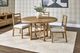 Modus Furniture Dorsey Granola Round Dining Table-1