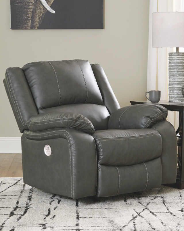 Signature Design by Ashley® Calderwell Gray Power Rocker Recliner-2