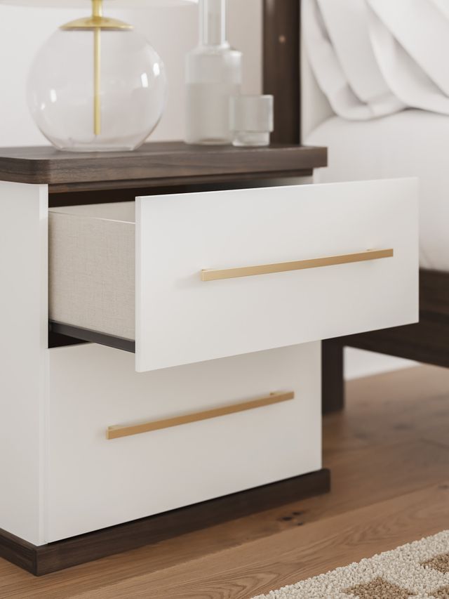 Signature Design by Ashley® Kendanport Brown/White 2-Drawer Nightstand-4