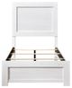 Mazin Furniture Corbin White Twin Panel Bed-3
