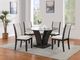 Homelegance® Dalina Beige/Espresso Upholstered Dining Side Chair-3