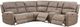 ACME Furniture Olwen 6-Piece Mocha Nubuck Leather Power Reclining Sectional-1