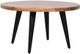 Jofran Inc. Prelude Suede Round Cocktail Table with Black Base-0