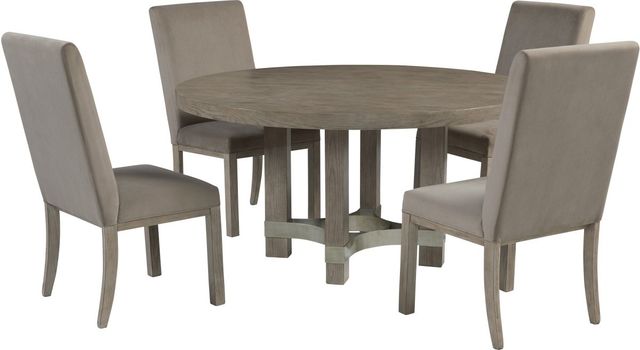 Signature Design by Ashley® Chrestner 5-Piece Gray Dining Set-0
