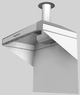 Vent-A-Hood® A Series 42" White Retro Style Wall Mounted Range Hood-2