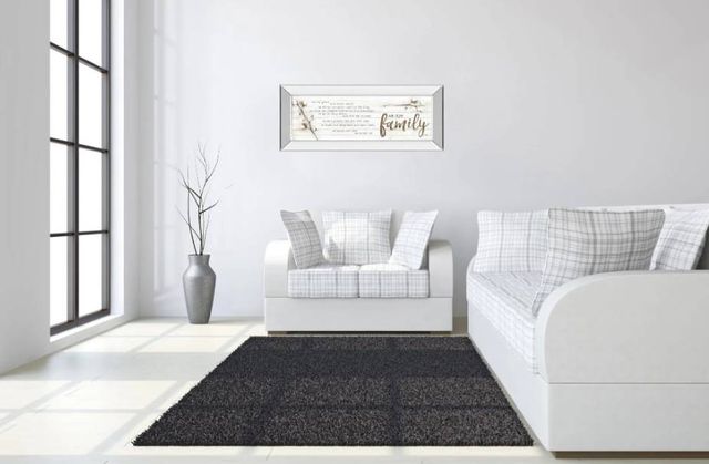 Classy Art We are Family by Marla Rae Mirrored Frame Wall Art-3