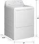 Hotpoint 6.2 Cu. Ft. White Electric Dryer-1