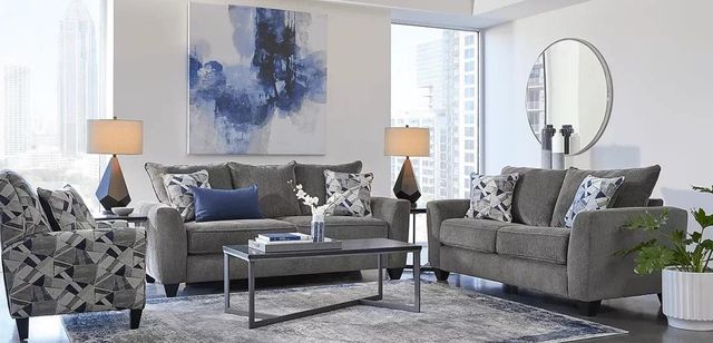 Albany Industries Clearview Slate Mini Sleeper Sofa-1