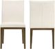 Moe's Home Collection Frankie 2-Piece White Dining Side Chair Set-4