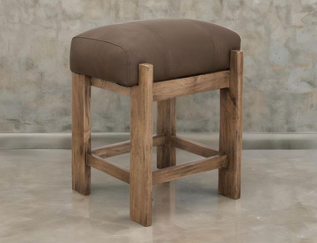 International Furniture Direct Balam Brown/Stained Brown Counter Stool-1