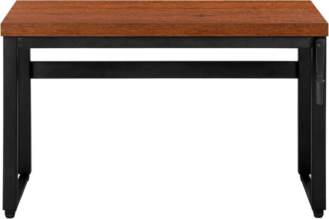 Monarch Specialties Inc. Black/Cherry Desk With Adjustable Height-2