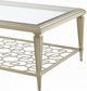 ACME Furniture Zaba Glass Top Coffee Table with Silver Base-4