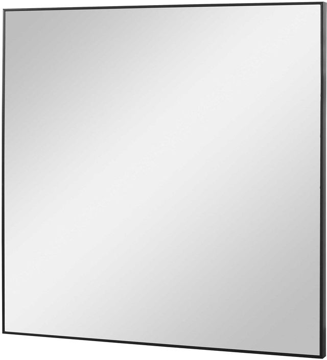 Uttermost® Alexo Matte Black Square Mirror-3