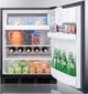 Summit® 24" 5.1 Cu. Ft. Stainless Steel Compact Refrigerator-3