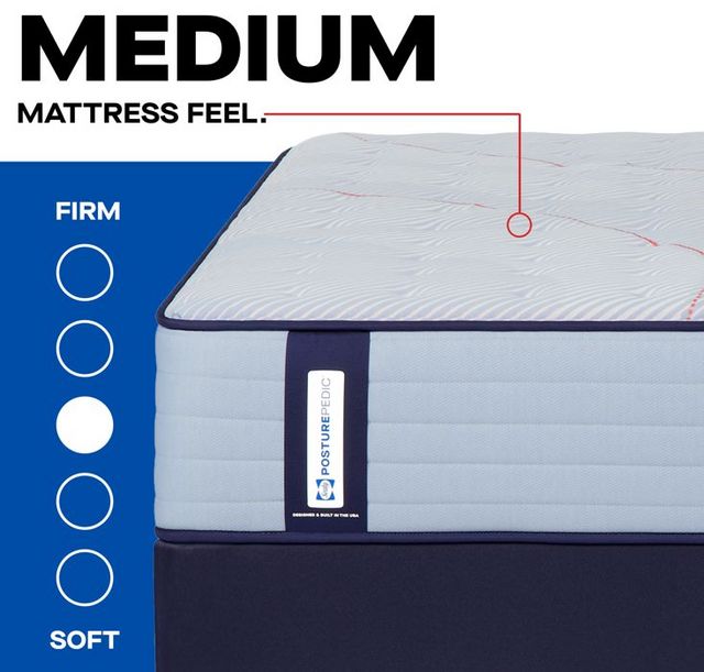 Sealy® Posturepedic® Dallas 13" Wrapped Coil Medium Tight Top Queen Mattress-4