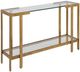 Uttermost® Kendrick Gold Leaf Glass Console Table-0