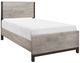 Homelegance® Zephyr Gray Twin Panel Bed-1