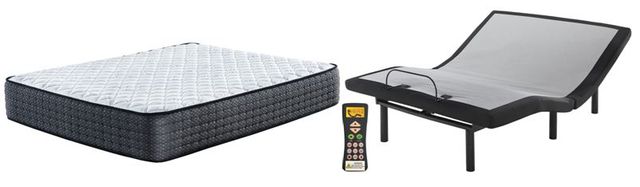Sierra Sleep® by Ashley® Limited Edition 2-Piece Hybrid Firm and Best Adjustable Base California King Mattress Set-0