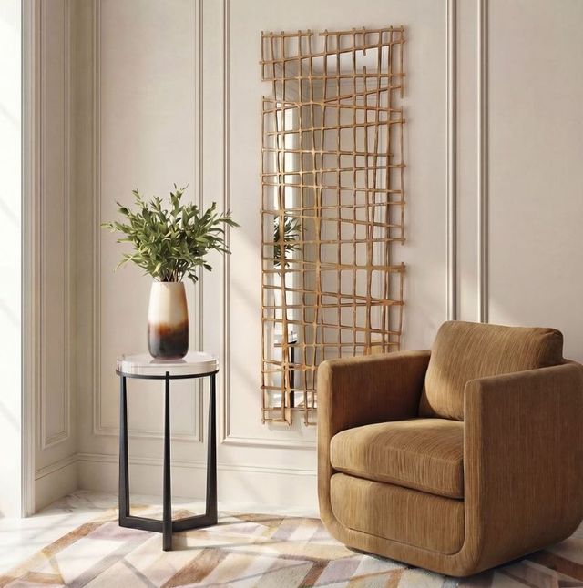Uttermost® Golden Intersection Antique Gold Mirrored Wall Decor-1