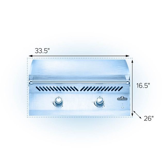 Napoleon 700 Series 2-Burner Stainless Steel Built-In Natural Gas Grill-2