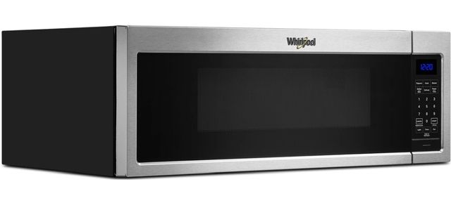 Whirlpool® 1.1 Cu. Ft. Stainless Steel Low Profile Over The Range Microwave-3