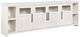 aspenhome® Finnegan White 98" Console and Hutch-1