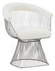 VIG Furniture Modrest Chandler Silver/White Dining Chair-0