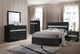ACME Furniture Naima Black Full Panel Bed-1