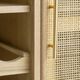 A & B Home Light Brown Wine Cabinet-2