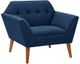 Olliix by INK+IVY Blue Newport Lounge Chair-1
